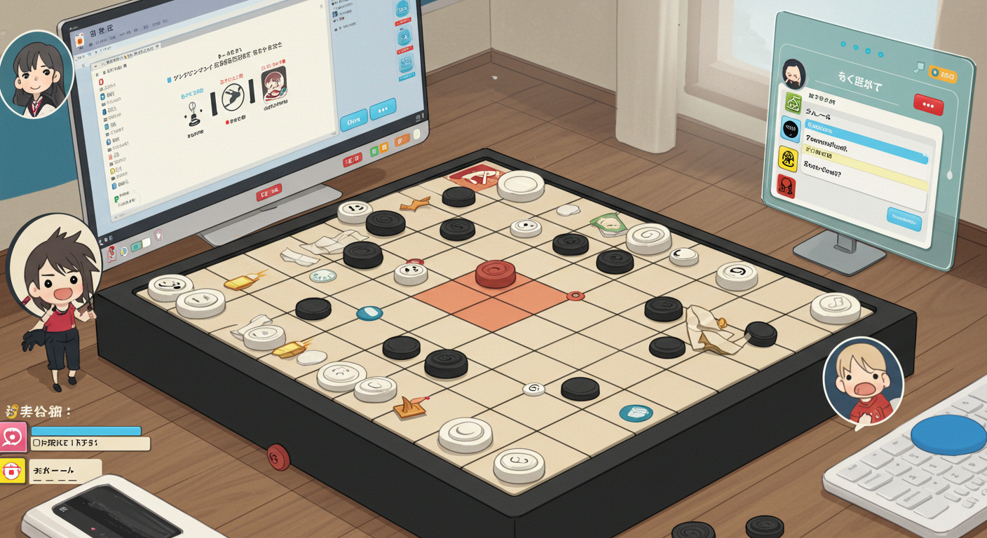 オセロ序盤の戦略イメージ